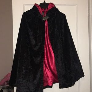 Velvet Hooded Cape